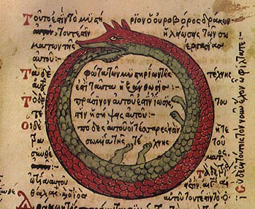 A dragon biting its own tail: an ouroboros